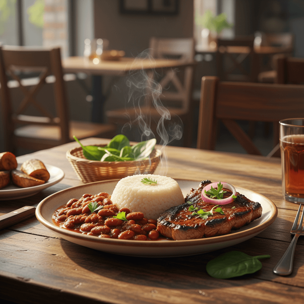 Fresh cooked meal at RDS Bar & Grill