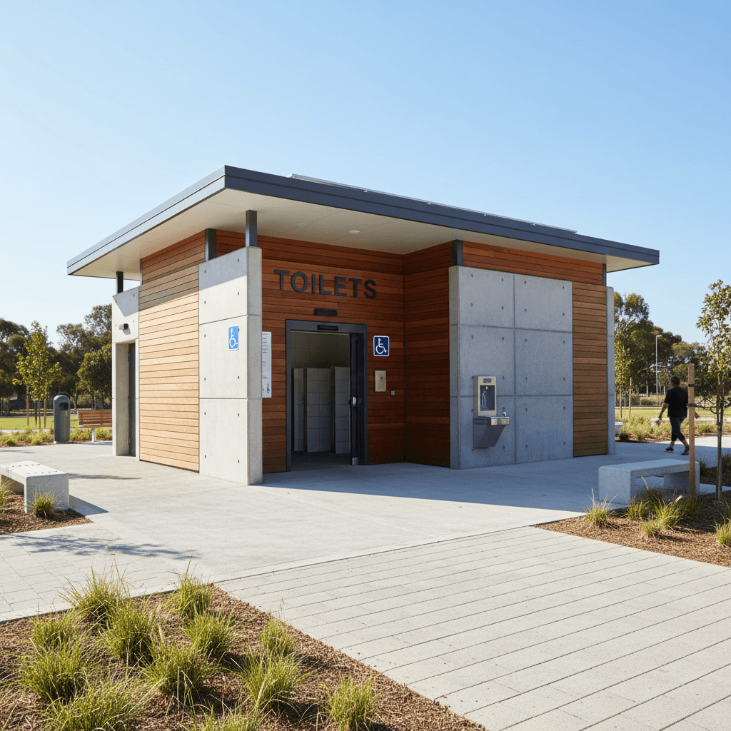 Completed toilet construction facility for community sanitation