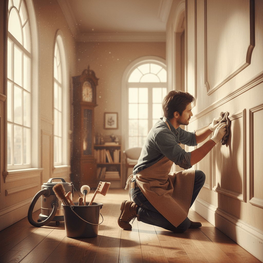 Professional apartment and arcade interior cleaning